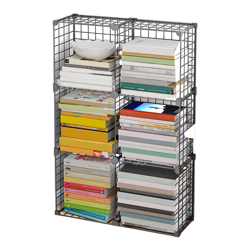 Bibliothèque en métal contemporain fermé étagère pour le salon