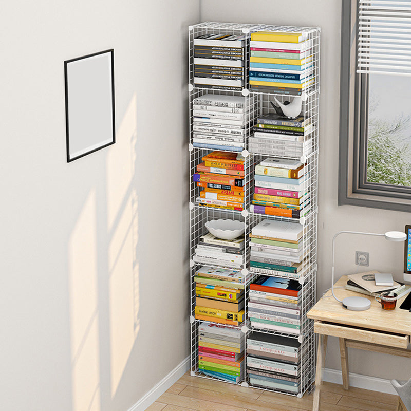 Bibliothèque en métal contemporain fermé étagère pour le salon