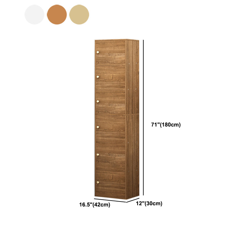 Bibliothèque arrière fermée contemporaine de 11,8 pouces de large pour la chambre à coucher