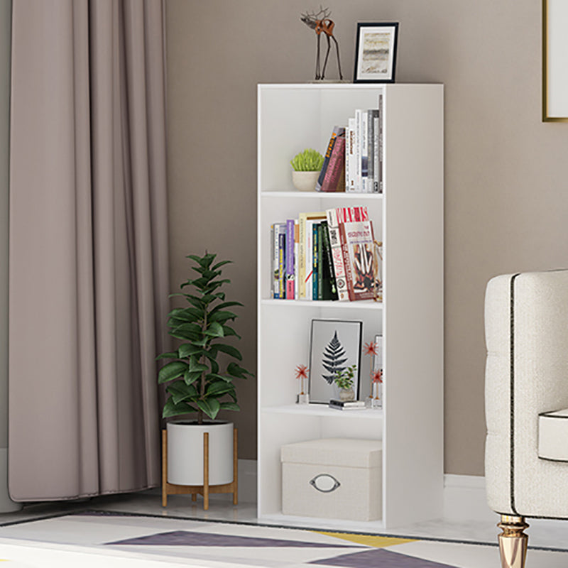 Modern Engineered Wood Bookcase Standard Closed Back Bookshelf