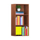 Modern Engineered Wood Bookcase Standard Closed Back Bookshelf