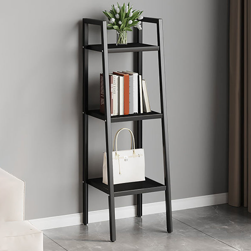 Contemporary Open Bookcase Metal Ladder Bookshelf for Kitchen Clearhalo 'Bookcases' 'furn' 'furn_bookcases' 'Furniture' 'Office Furniture' 5498931