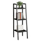 Contemporary Open Bookcase Metal Ladder Bookshelf for Kitchen 13.8"L x 12.6"W x 43.3"H Black Clearhalo 'Bookcases' 'furn' 'furn_bookcases' 'Furniture' 'Office Furniture' 5498932