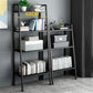 Contemporary Open Bookcase Metal Ladder Bookshelf for Kitchen Clearhalo 'Bookcases' 'furn' 'furn_bookcases' 'Furniture' 'Office Furniture' 5498948