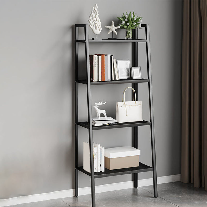 Contemporary Open Bookcase Metal Ladder Bookshelf for Kitchen Clearhalo 'Bookcases' 'furn' 'furn_bookcases' 'Furniture' 'Office Furniture' 5498950