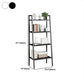 Contemporary Open Bookcase Metal Ladder Bookshelf for Kitchen Clearhalo 'Bookcases' 'furn' 'furn_bookcases' 'Furniture' 'Office Furniture' 5498955