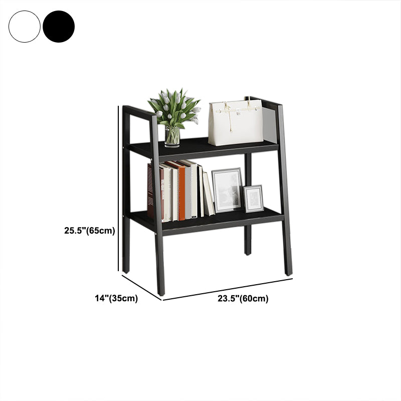 Contemporary Open Bookcase Metal Ladder Bookshelf for Kitchen Clearhalo 'Bookcases' 'furn' 'furn_bookcases' 'Furniture' 'Office Furniture' 5498959