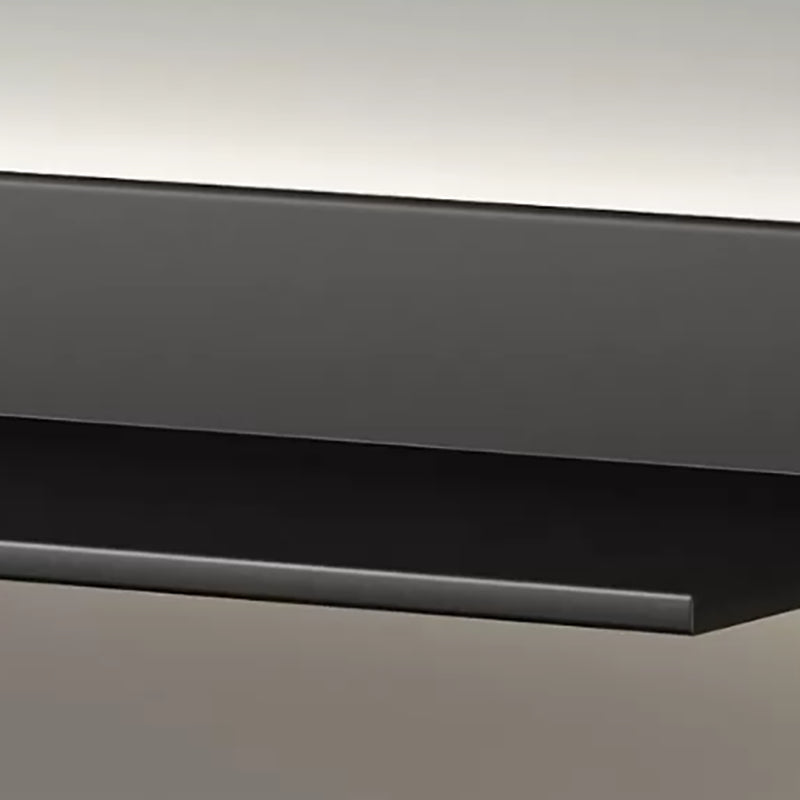 Estantería de estantería de metal moderna estantería flotante montada en la pared para sala de estar