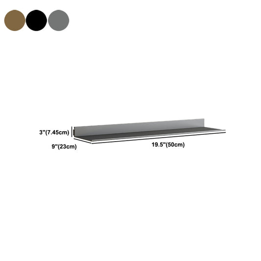 Modern Metal Bookcase Wall Mounted Floating Bookshelf for Living Room