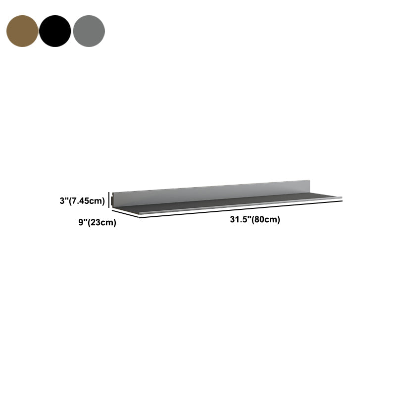 Estantería de estantería de metal moderna estantería flotante montada en la pared para sala de estar