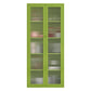 Modern Metal Bookcase Standard Closed Back Shelf with Rectangular Shelves