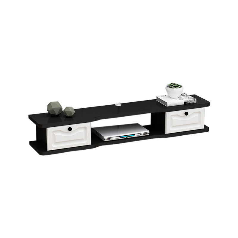 8 - pouce H Console TV Console mur de console de télévision montée avec rangement