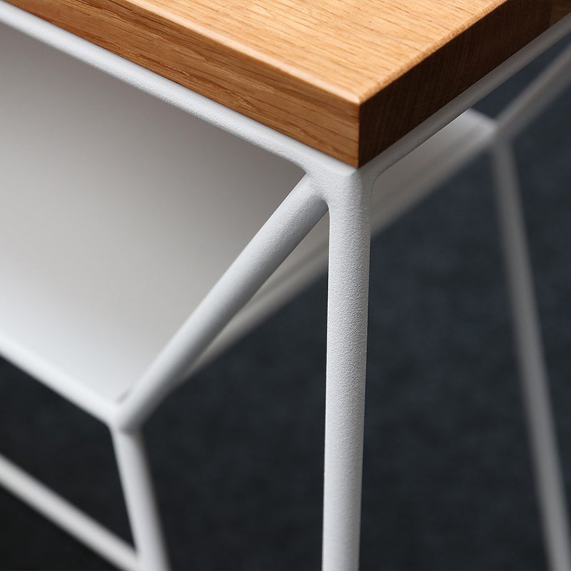 19.69 "H Style de télévision Style industriel Console TV de stockage ouvert avec 2 étagères