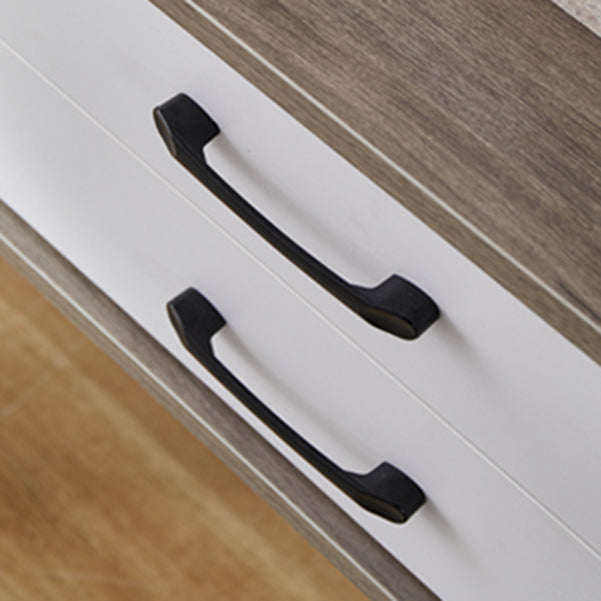 Solid Wood TV Stand & Media Console , Open Storage TV Console with Drawers Clearhalo 'furn' 'furn_tv_stands_entertainment_centers' 'Furniture' 'Living Room Furniture' 'TV Stands & Entertainment Centers' 'TV Stands & Media Storage Furniture' 'tv_stands_entertainment_centers' 5499110