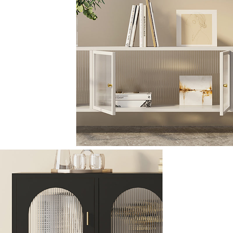 Industrial Enclosed TV Cabinet Home Metal TV Stand with Splayed Legs Clearhalo 'furn' 'furn_tv_stands_entertainment_centers' 'Furniture' 'Living Room Furniture' 'TV Stands & Entertainment Centers' 'TV Stands & Media Storage Furniture' 'tv_stands_entertainment_centers' 5499443