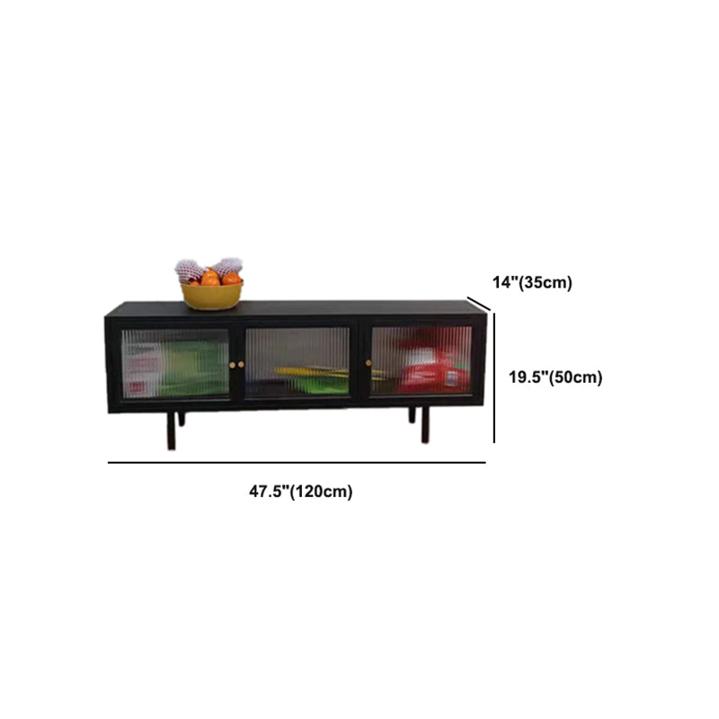 Industrial Enclosed TV Cabinet Home Metal TV Stand with Splayed Legs Clearhalo 'furn' 'furn_tv_stands_entertainment_centers' 'Furniture' 'Living Room Furniture' 'TV Stands & Entertainment Centers' 'TV Stands & Media Storage Furniture' 'tv_stands_entertainment_centers' 5499447