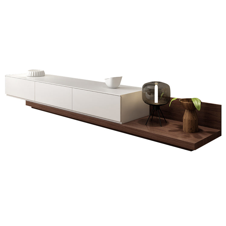 Engineered Wood TV Stand 3 Drawers Modern Media TV Stand Console Clearhalo 'furn' 'furn_tv_stands_entertainment_centers' 'Furniture' 'Living Room Furniture' 'TV Stands & Entertainment Centers' 'TV Stands & Media Storage Furniture' 'tv_stands_entertainment_centers' 5499508