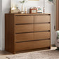 16" D Storage Chest Modern Wood Storage Chest in White and Brown