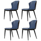 Modern Gray Sintered Stone Dining Table Set 1/4/5/7 Pieces Dining Set for Home Use 4 Blue Chairs Clearhalo 'Dining Room Sets' 'Dining Tables & Seating' 'dining_room_set' 'furn' 'furn_dining_room_set' 'Furniture' 'Kitchen & Dining Furniture' 5499922