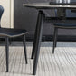 Modern Gray Sintered Stone Dining Table Set 1/4/5/7 Pieces Dining Set for Home Use Clearhalo 'Dining Room Sets' 'Dining Tables & Seating' 'dining_room_set' 'furn' 'furn_dining_room_set' 'Furniture' 'Kitchen & Dining Furniture' 5499930