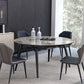 Modern Gray Sintered Stone Dining Table Set 1/4/5/7 Pieces Dining Set for Home Use Clearhalo 'Dining Room Sets' 'Dining Tables & Seating' 'dining_room_set' 'furn' 'furn_dining_room_set' 'Furniture' 'Kitchen & Dining Furniture' 5499934