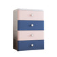 Modern Style Non-Hanging Armoire Plastic Storage Cabinet with Drawers