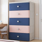 Modern Style Non-Hanging Armoire Plastic Storage Cabinet with Drawers