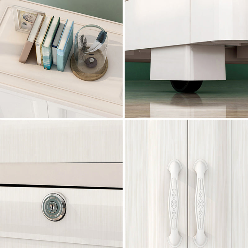 Gabinete de almacenamiento de puerta con bisagras de dormitorio gabinete de plástico contemporáneo