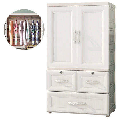 Gabinete de almacenamiento de puerta con bisagras de dormitorio gabinete de plástico contemporáneo