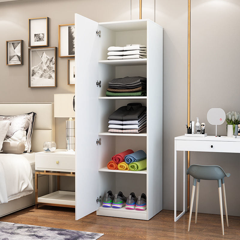 Hinged Wardrobe Closet Non-Hanging Wardrobe Armoire for Bedroom Clearhalo 'Armoires & Wardrobes' 'armoires_wardrobes' 'Bedroom Furniture' 'furn' 'furn_armoires_wardrobes' 'Furniture' 5500066