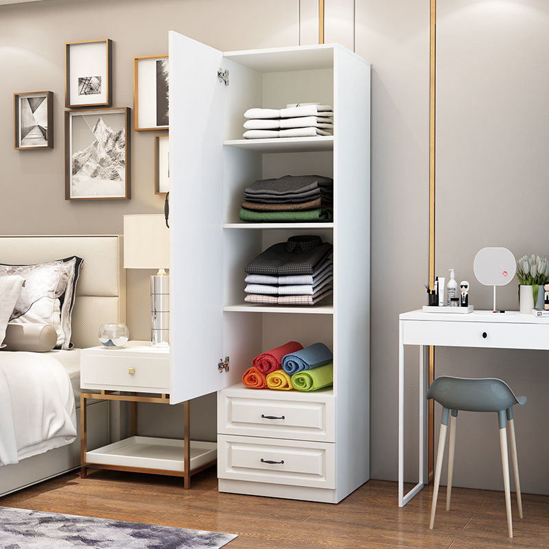 Hinged Wardrobe Closet Non-Hanging Wardrobe Armoire for Bedroom Clearhalo 'Armoires & Wardrobes' 'armoires_wardrobes' 'Bedroom Furniture' 'furn' 'furn_armoires_wardrobes' 'Furniture' 5500068