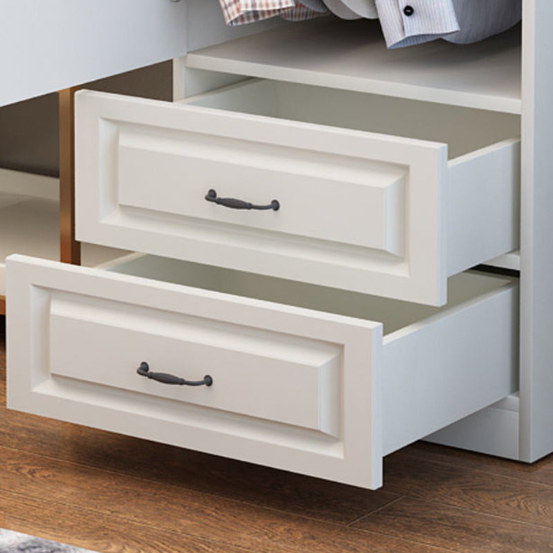 Hinged Wardrobe Closet Non-Hanging Wardrobe Armoire for Bedroom Clearhalo 'Armoires & Wardrobes' 'armoires_wardrobes' 'Bedroom Furniture' 'furn' 'furn_armoires_wardrobes' 'Furniture' 5500075