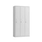 Steel Wardrobe Armoire Contemporary White Storage Cabinet for Home