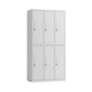 Steel Wardrobe Armoire Contemporary White Storage Cabinet for Home