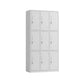 Steel Wardrobe Armoire Contemporary White Storage Cabinet for Home