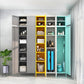 Steel Storage Cabinet Contemporary Non-Hanging Armoire for Home