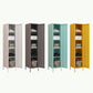 Steel Storage Cabinet Contemporary Non-Hanging Armoire for Home