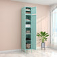 Steel Storage Cabinet Contemporary Non-Hanging Armoire for Home