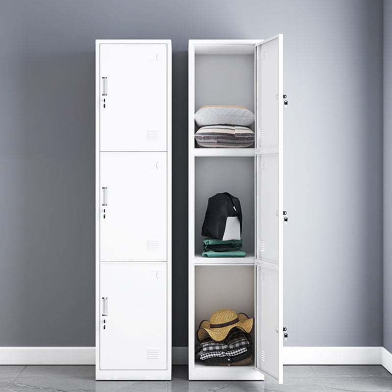 Armadio del guardaroba in metallo del guardaroba contemporaneo per casa, 16,54 "d x 14,96" w x 70,87 "H