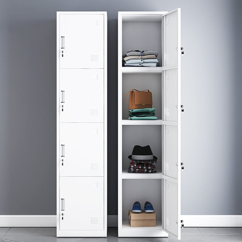 Armadio del guardaroba in metallo del guardaroba contemporaneo per casa, 16,54 "d x 14,96" w x 70,87 "H