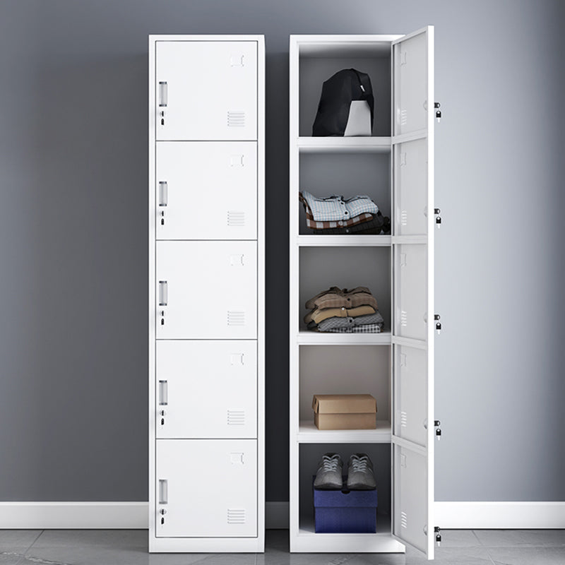 Armadio del guardaroba in metallo del guardaroba contemporaneo per casa, 16,54 "d x 14,96" w x 70,87 "H