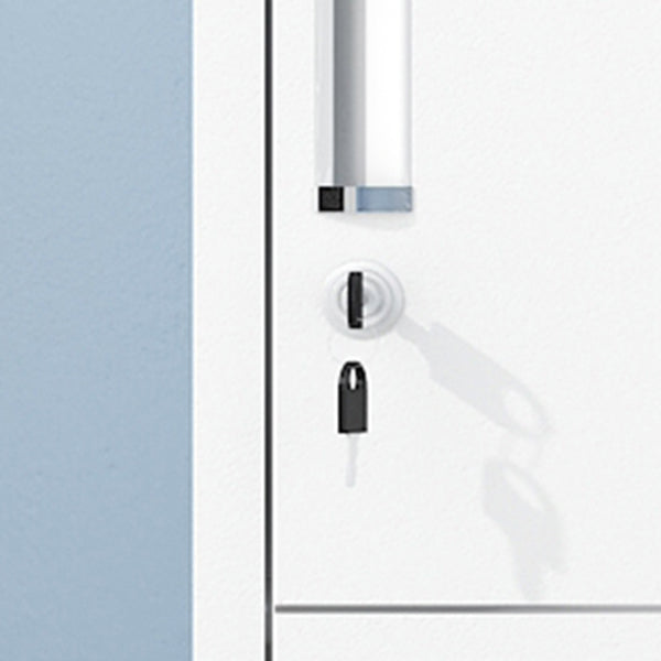 Armadio del guardaroba in metallo del guardaroba contemporaneo per casa, 16,54 "d x 14,96" w x 70,87 "H