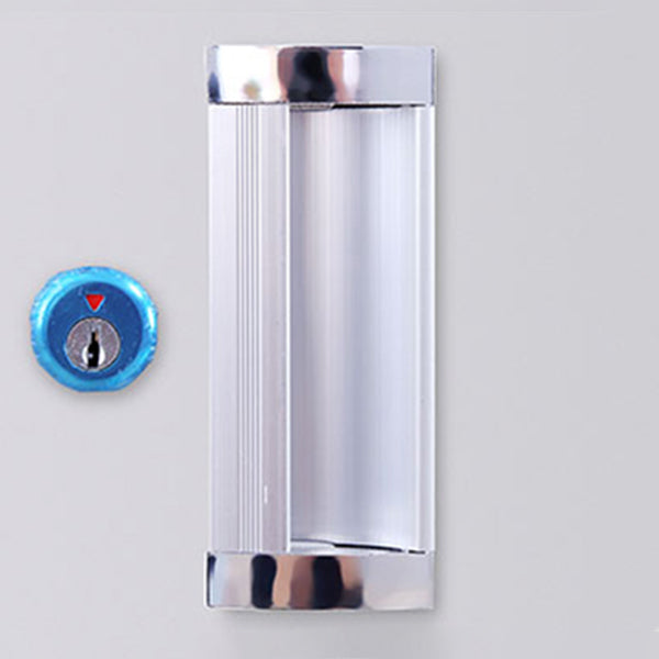 Armadio del guardaroba in metallo del guardaroba contemporaneo per casa, 16,54 "d x 14,96" w x 70,87 "H