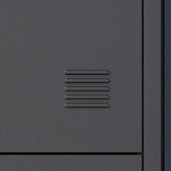 Armadio del guardaroba in metallo del guardaroba contemporaneo per casa, 16,54 "d x 14,96" w x 70,87 "H