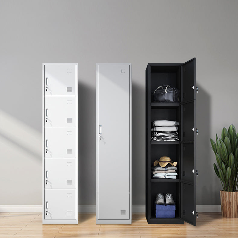 Armadio del guardaroba in metallo del guardaroba contemporaneo per casa, 16,54 "d x 14,96" w x 70,87 "H