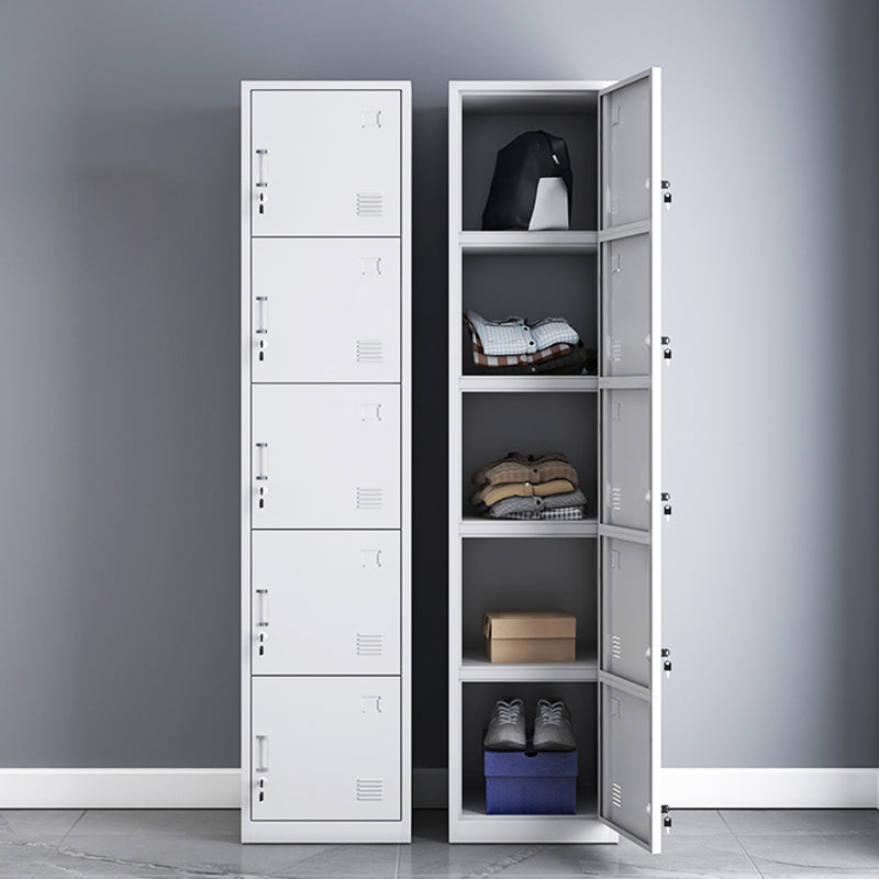 Armadio del guardaroba in metallo del guardaroba contemporaneo per casa, 16,54 "d x 14,96" w x 70,87 "H