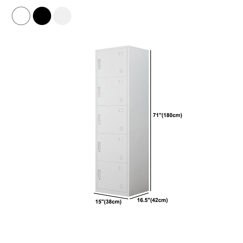 Armadio del guardaroba in metallo del guardaroba contemporaneo per casa, 16,54 "d x 14,96" w x 70,87 "H
