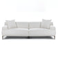 Contemporary Cushions Standard Recessed Arm Sofa  for Living Room