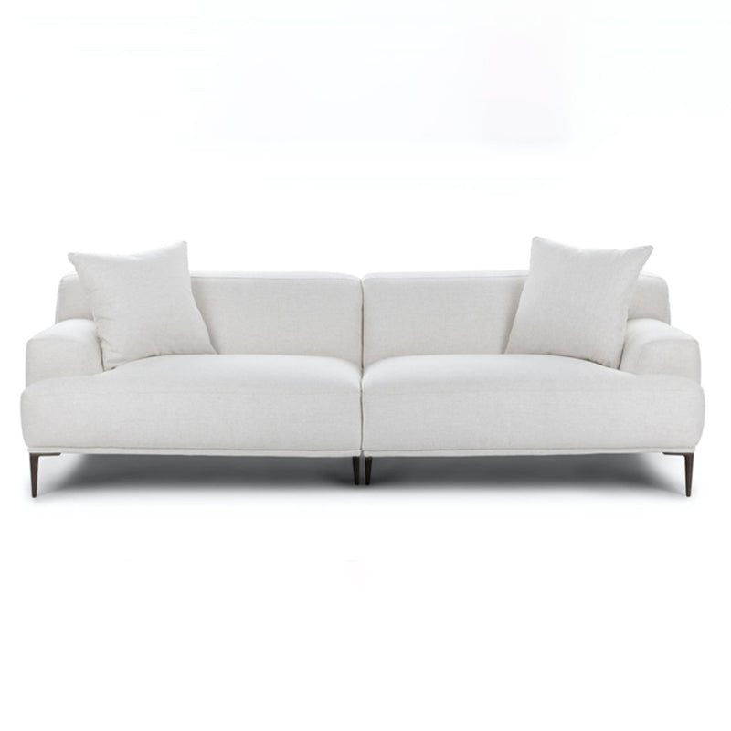 Contemporary Cushions Standard Recessed Arm Sofa  for Living Room
