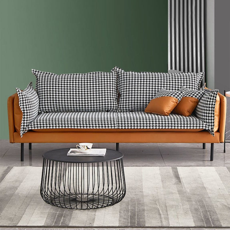 SOFA DI CITTURA FUCCHIO 33,46 "D X 33.46" di divano a braccio quadrato per soggiorno